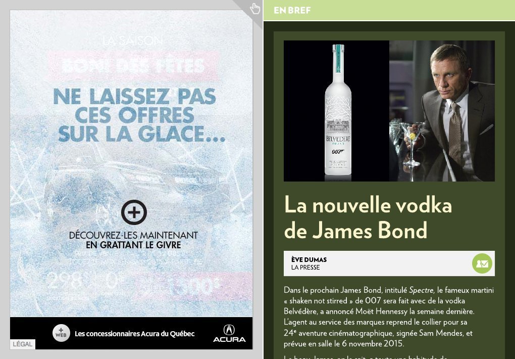 Belvedere Vodka to Pour James Bond's Martini in 'Spectre