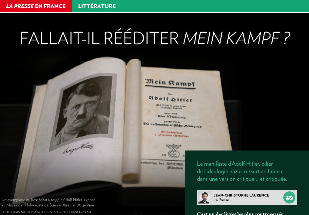 Réédition de Mein Kampf : comprendre les origines du nazisme