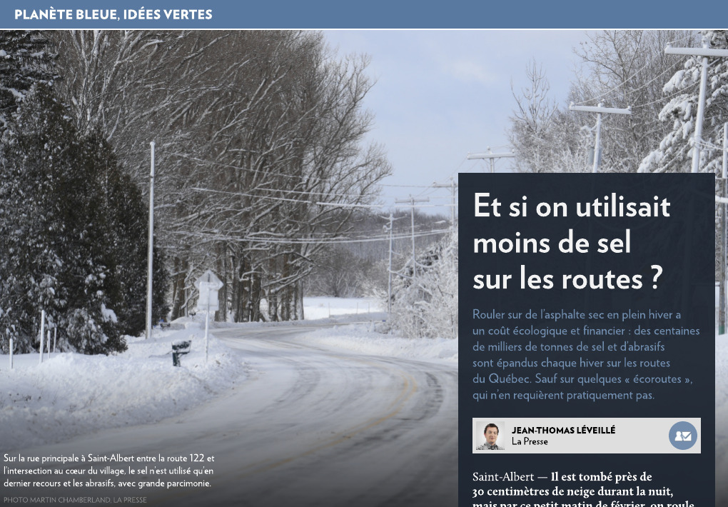 Les routes du Québec peuvent-elles s'affranchir du sel?