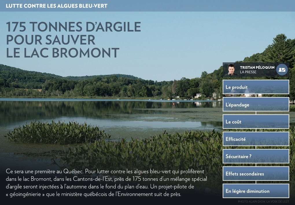 Algues bleues - Québec a un problème de transparence