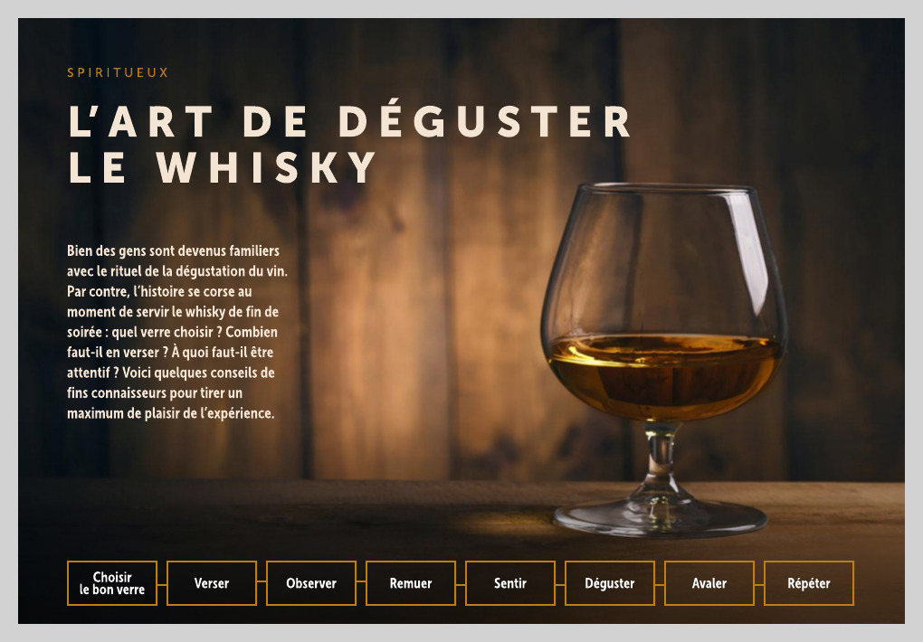 L'art de déguster le whisky - La Presse+