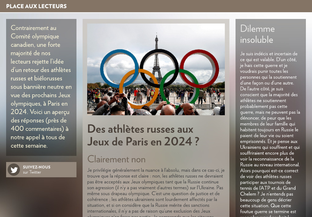 JO-2024 : les athlètes russes et bélarusses seront admis sous bannière  neutre