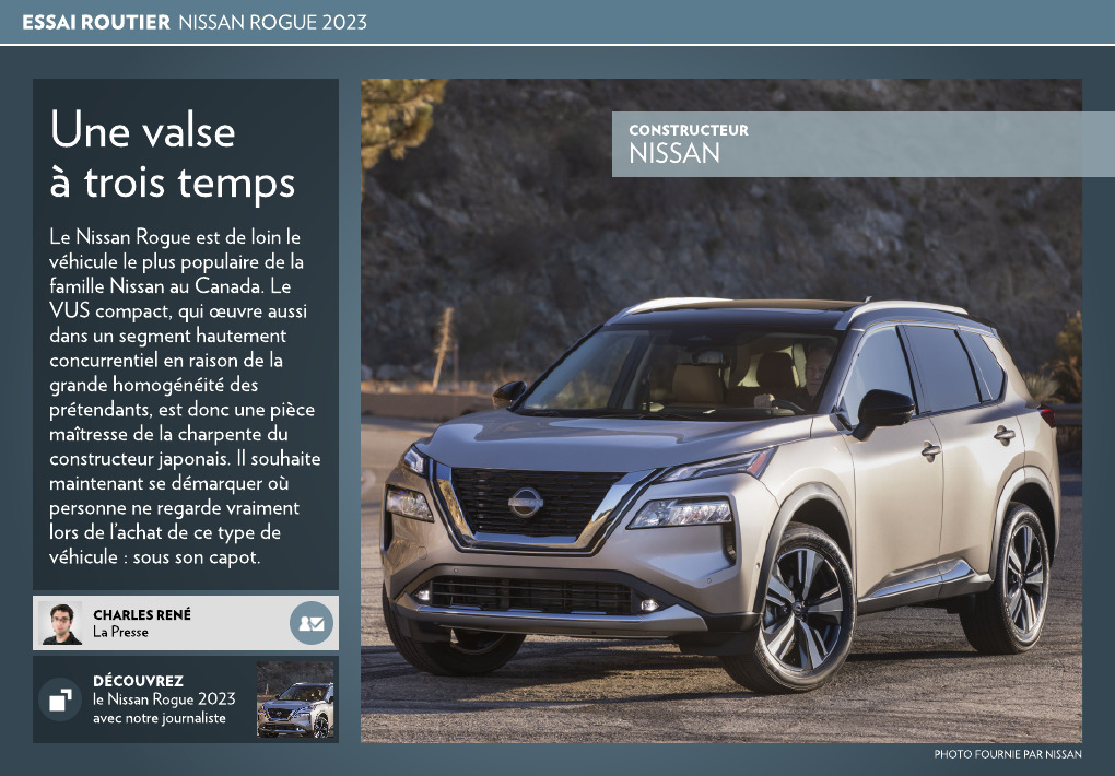 Nissan Rogue 2022 : Prix et fiche technique - Nissan Shawinigan