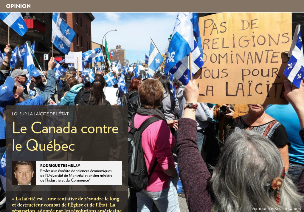 Le Canada contre le Québec - La Presse+