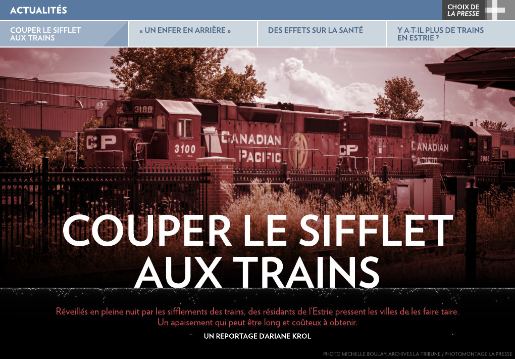 Couper le sifflet aux trains - La Presse+
