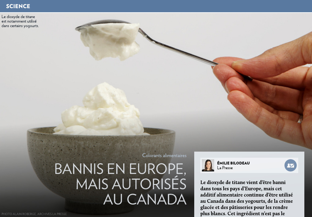 Bannis en Europe, mais autorisés au Canada - La Presse+