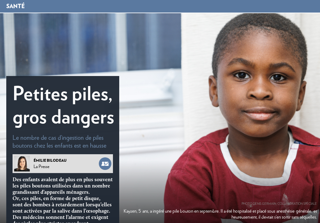 Petites piles, gros dangers - La Presse+